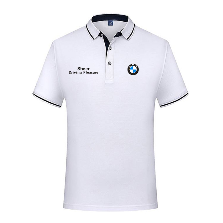 2022 Polo BMW Sheer Driving Pleasure Homme Col Contrasté Coton Manche Courte